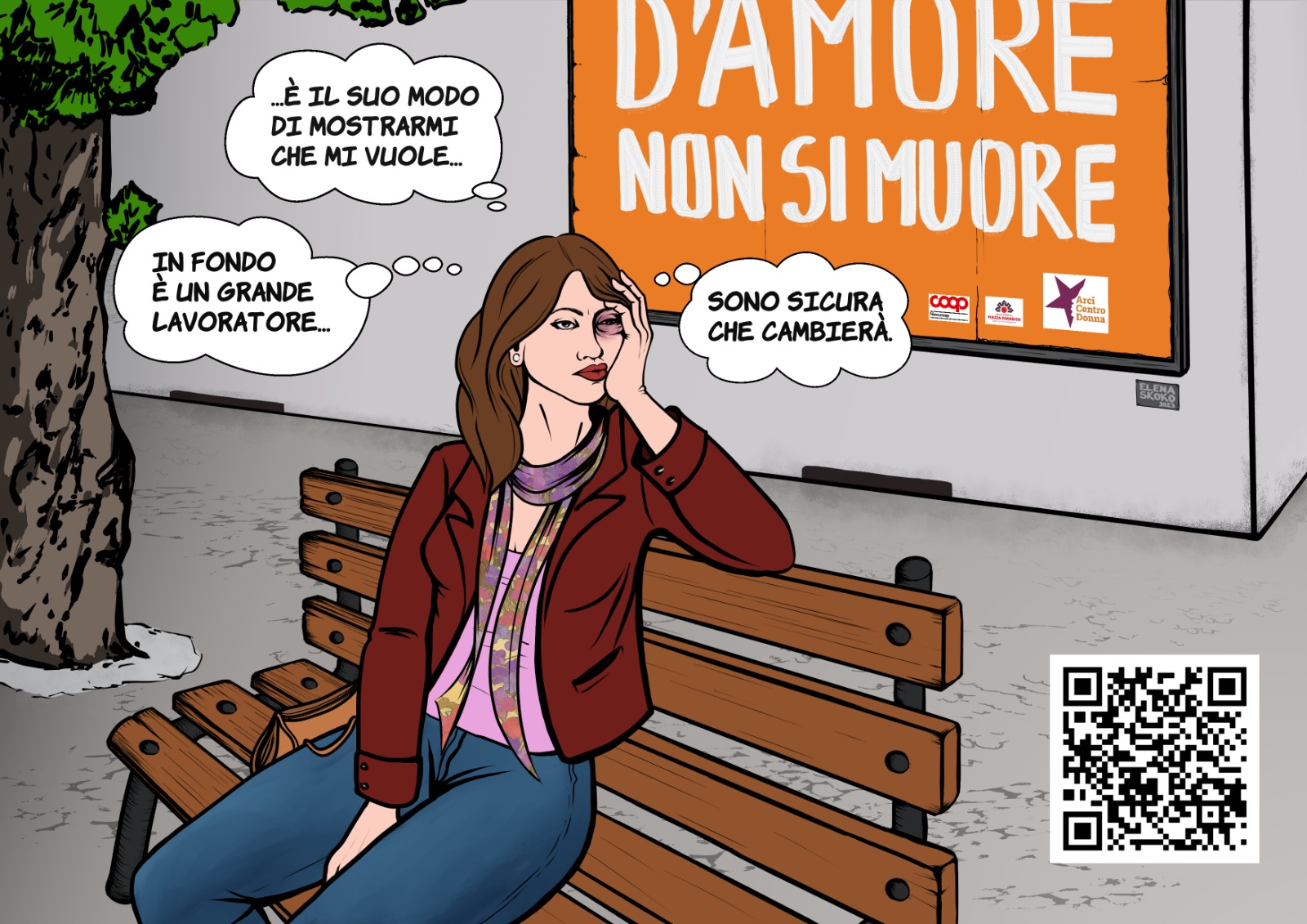 D’AMORE NON SI MUORE – campagna di comunicazione di Arci Centro Donna