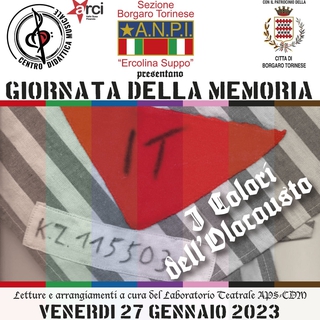 "I Colori dell'Olocausto" - Giornata della Memoria, Borgaro Torinese
