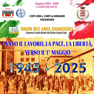 Borgaro: “Canto il Lavoro, la Pace, La Libertà, verso il 1° Maggio"