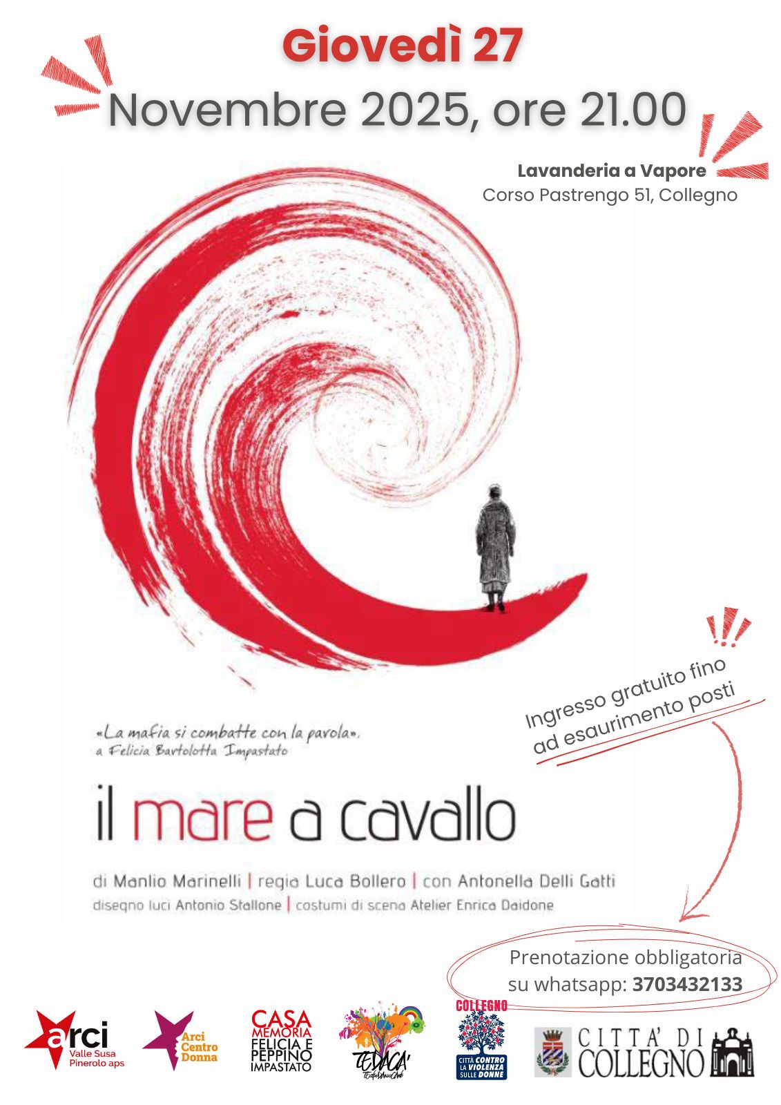 "IL MARE A CAVALLO" - A CURA DI ARCI CENTRO DONNA