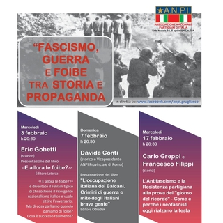 Fascismo, guerra e foibe tra storia e propaganda: incontri di formazione A.N.P.I on line