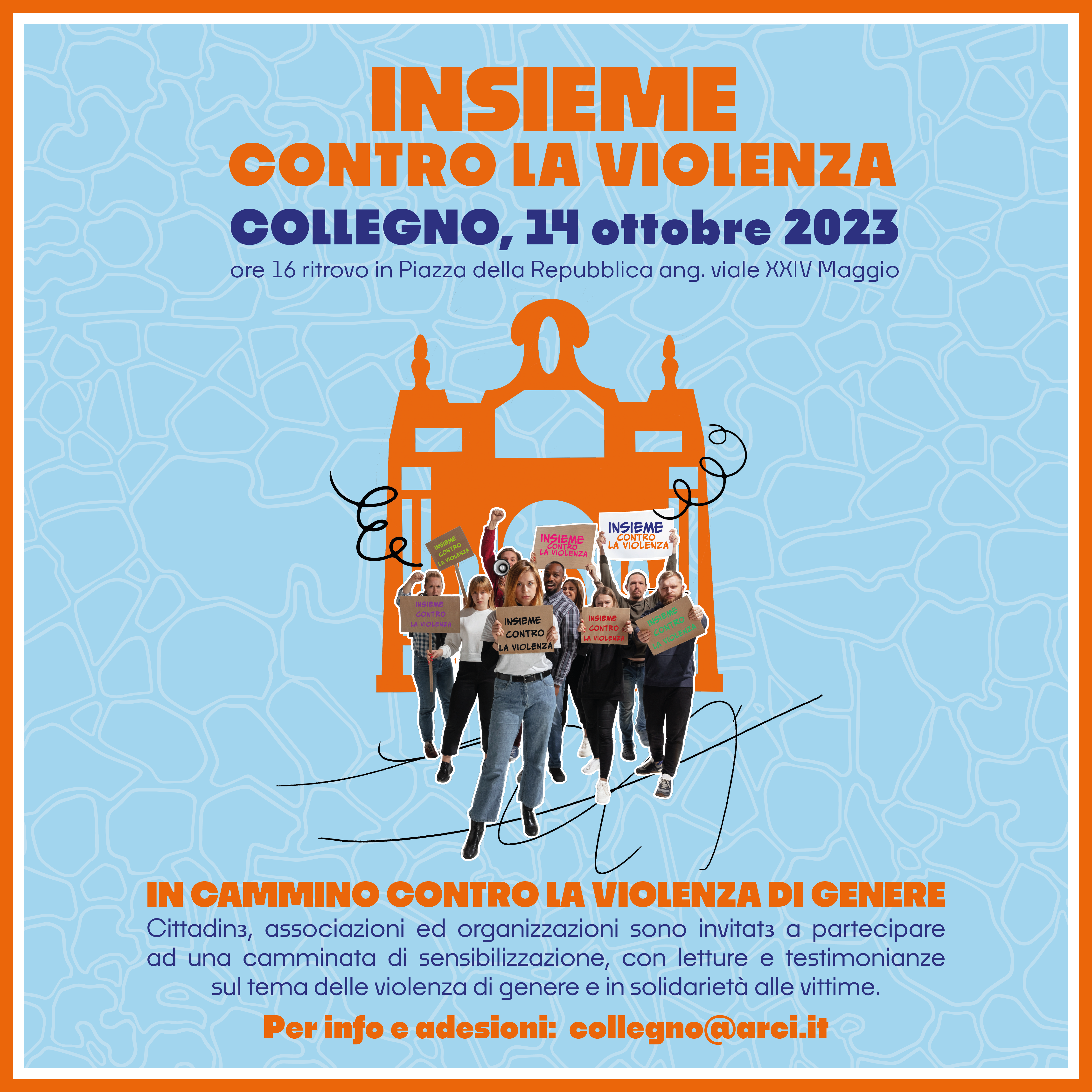 In cammino contro la violenza di genere - Collegno, 14 ottobre 2023