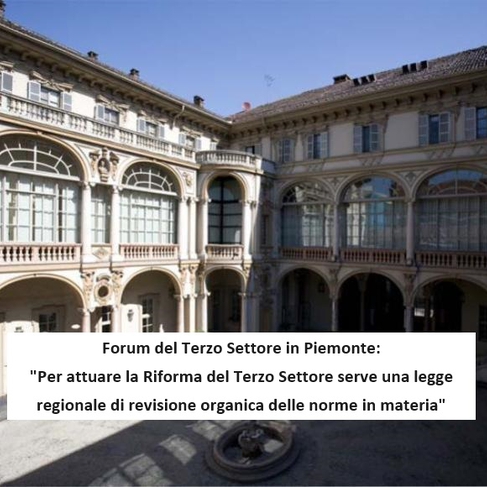 Forum del Terzo Settore: "Per attuare la Riforma del Terzo Settore serve una legge regionale di revisione organica delle norme in materia"