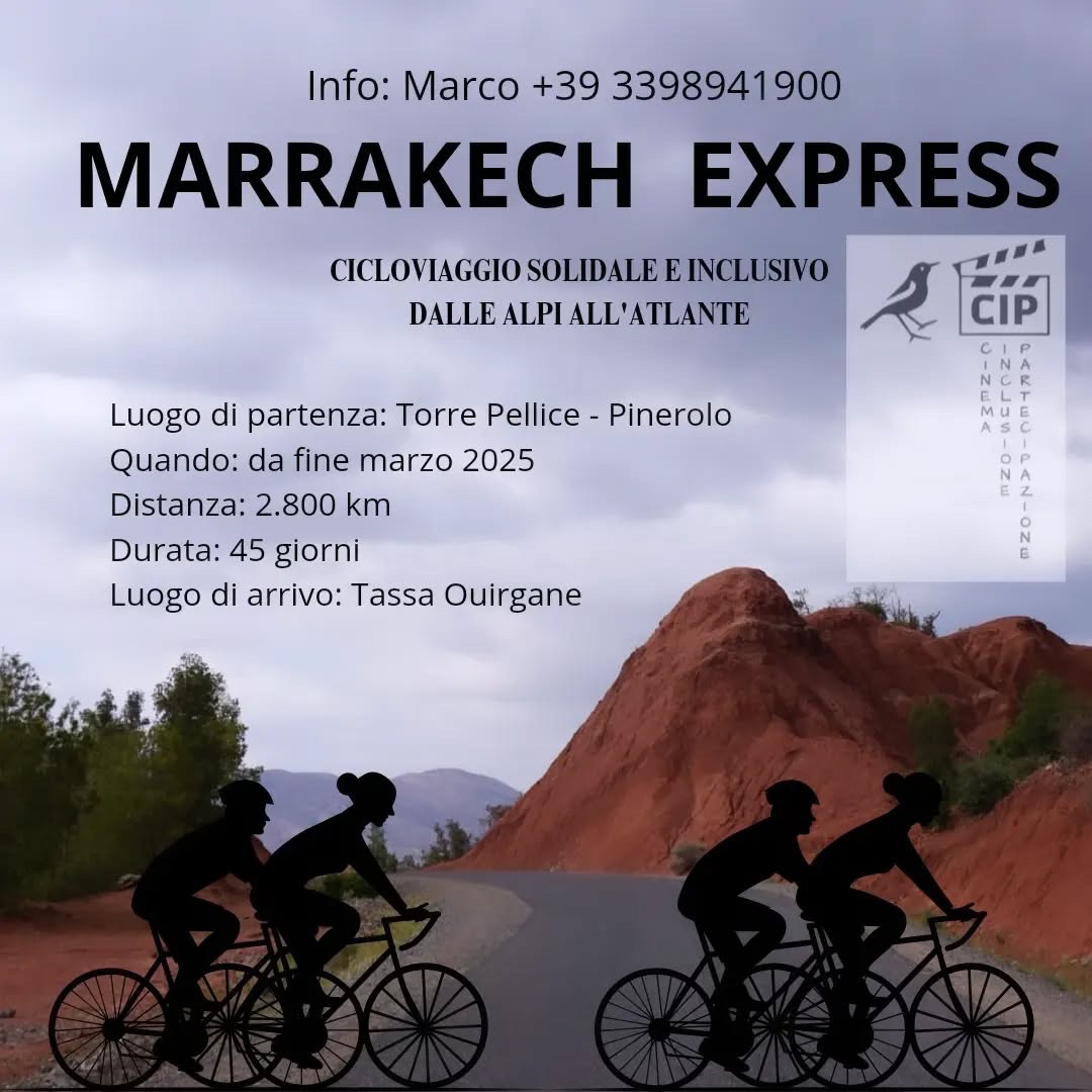 Marrakech Express, cicloviaggio solidale e inclusivo dalle Alpi all’Atlante
