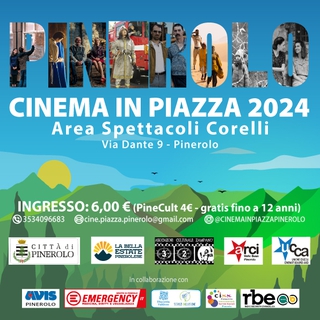 Cinema in Piazza 2024 a Pinerolo