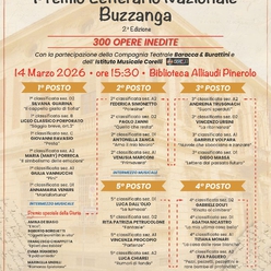 Premio Letterario Nazionale "Giuseppe Aldo Buzzanga" - I premiati