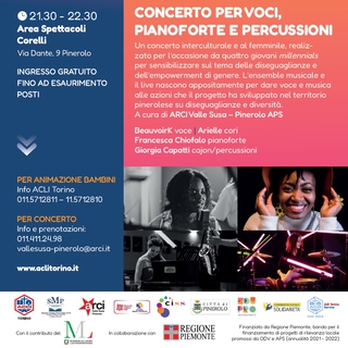 Con le donne per una comunità che cura le disuguaglianze - Concerto