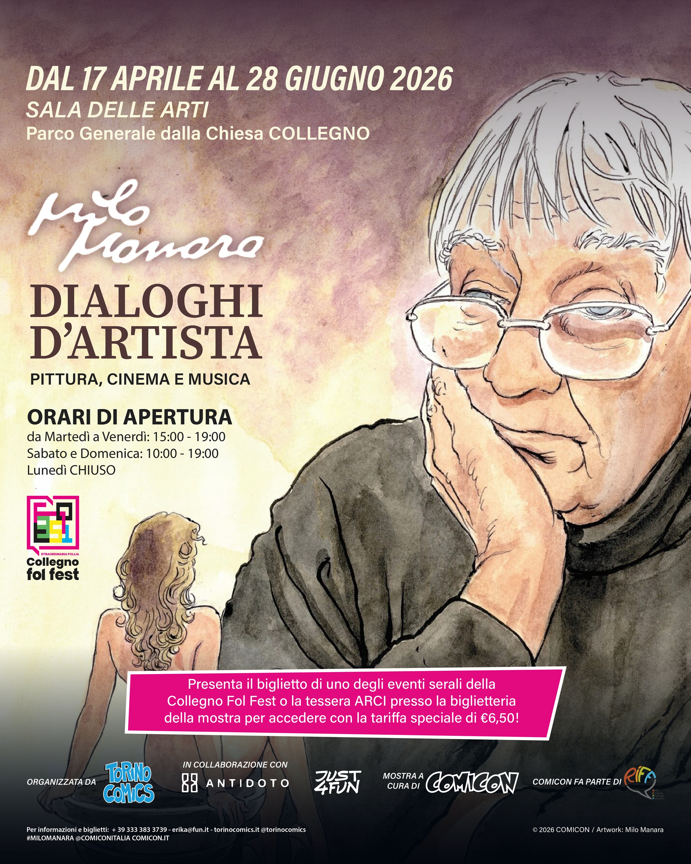 Milo Manara. L'arte del racconto (sconto per soci ARCI)