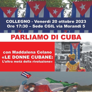 Parliamo di Cuba - Collegno, 20 ottobre 2023