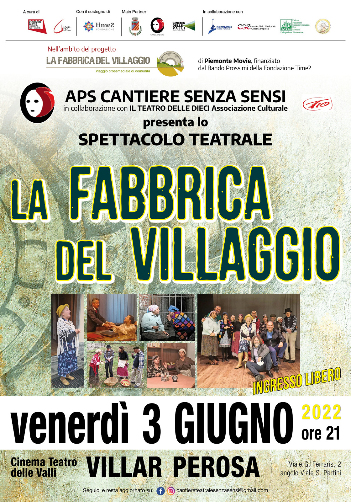 “La Fabbrica del Villaggio” - spettacolo teatrale