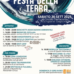 CIRCOLO TERRACORTA - FESTA DELLA TERRA 2025 IL 20 E 21 SETTEMBRE
