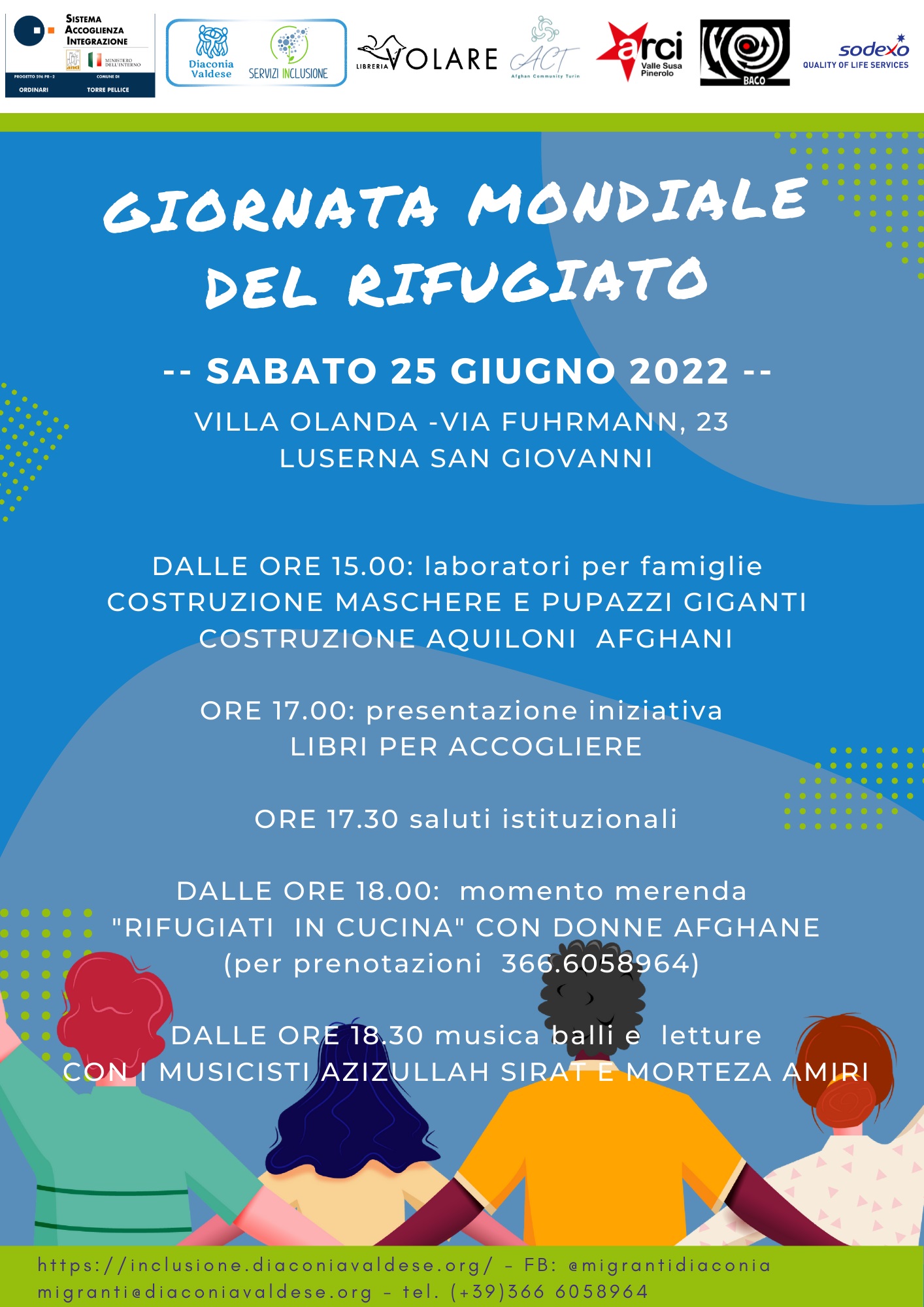 Giornata Mondiale del Rifugiato a Luserna San Giovanni