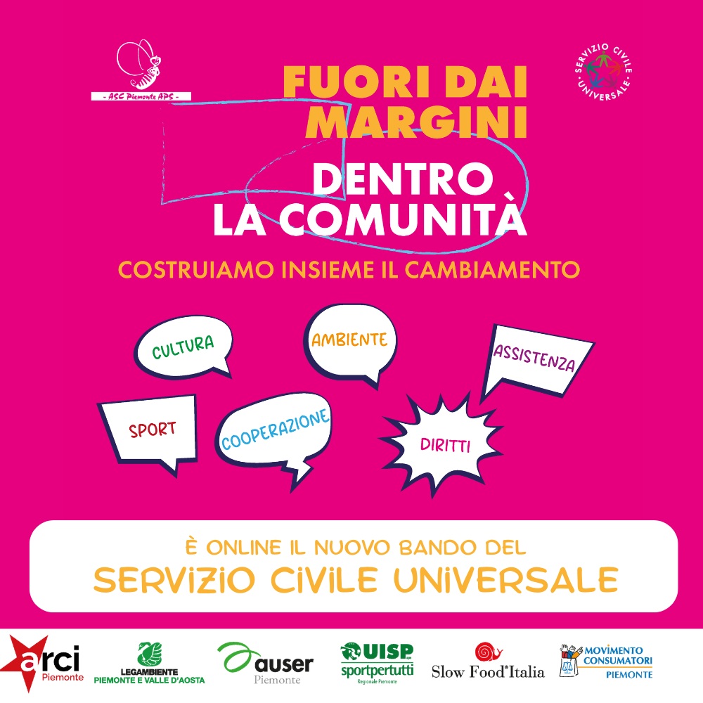 Servizio Civile Universale: ARCI e Centro Donna cercano candidate/i (scadenza 8 aprile ore 14)