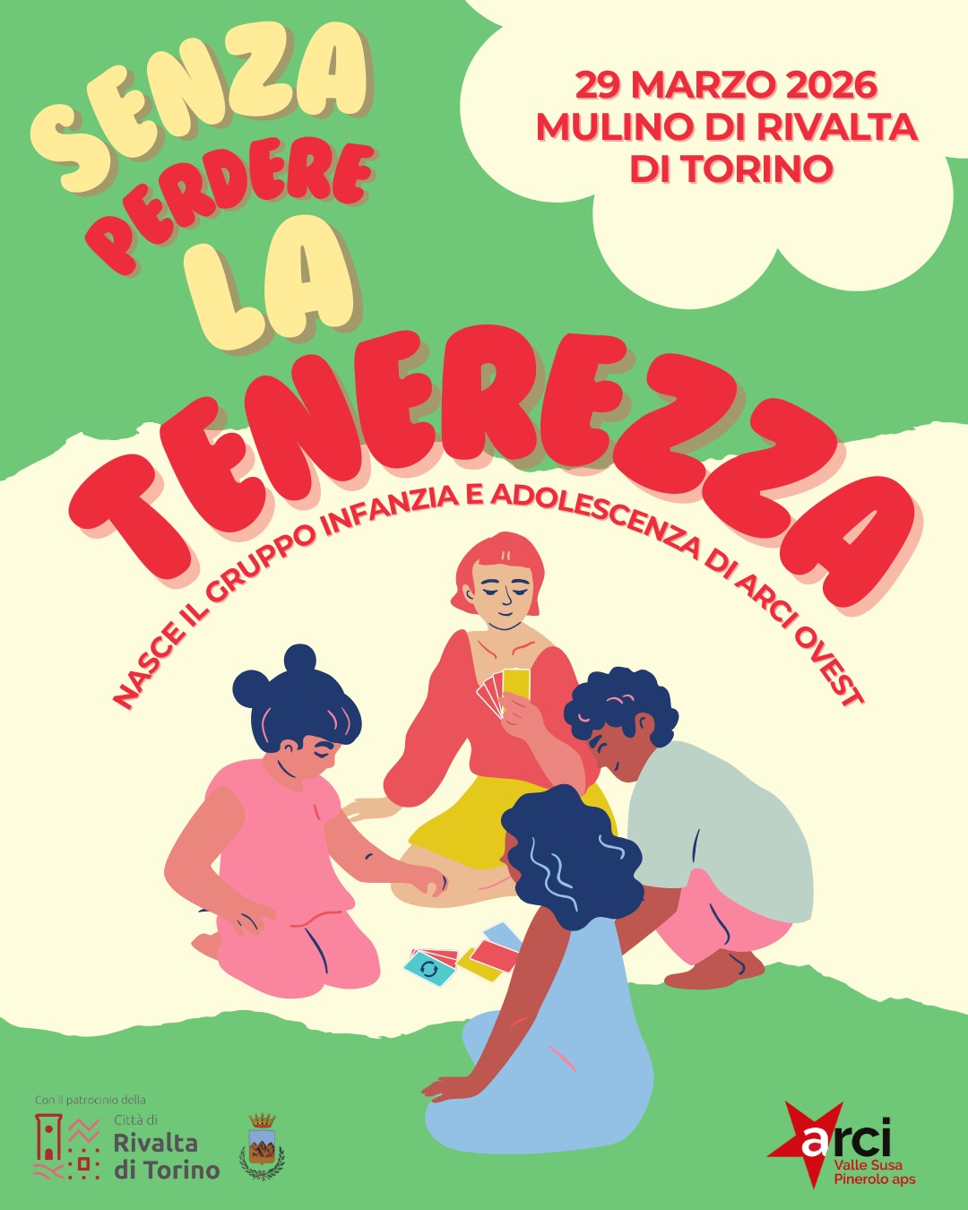 Nasce il Gruppo Infanzia e Adolescenza di Arci Ovest! Rivalta, 29 marzo 2026