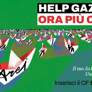 5×1000 ad Arci: una firma che arriva fino a Gaza