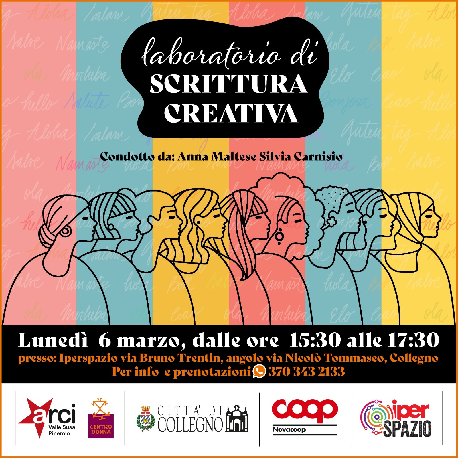 Arci Centro Donna vi invita al Laboratorio di Scrittura creativa