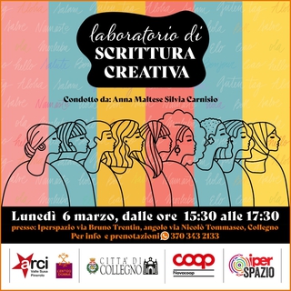 Arci Centro Donna vi invita al Laboratorio di Scrittura creativa