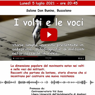 “I volti e le voci” del Movimento No Tav a Bussoleno