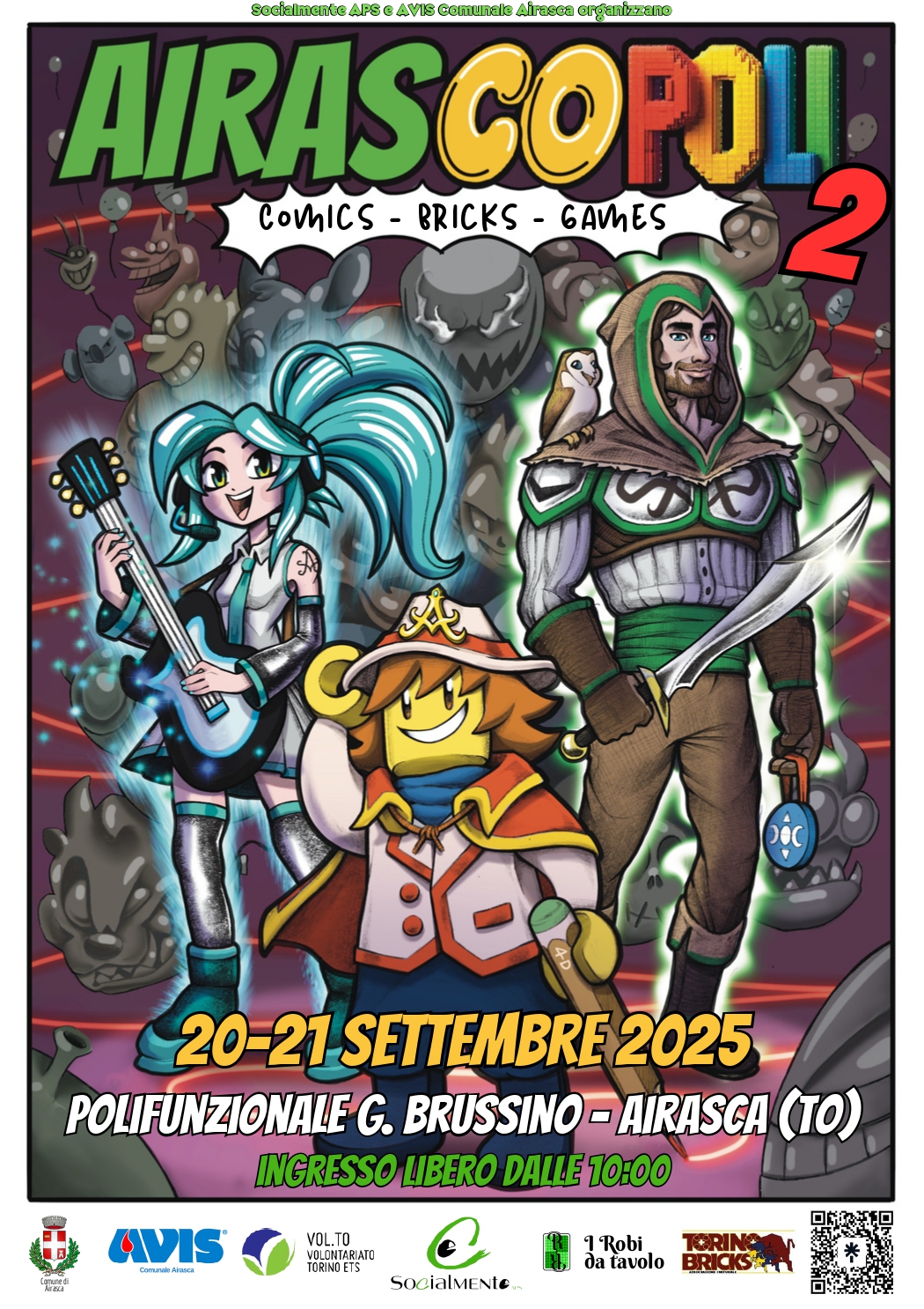 TORNA AIRASCOPOLI! IL FESTIVAL DEL GIOCO, DELLA CREATIVITA' E DEI LEGO! 