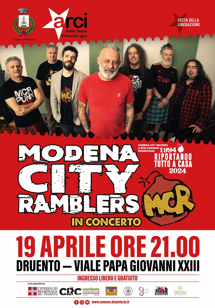 Modena City Ramblers live al R-Esistere Festival di Druento