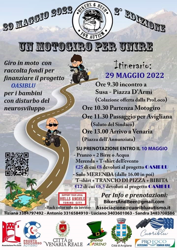 Un motogiro per unire: Bikers for autism