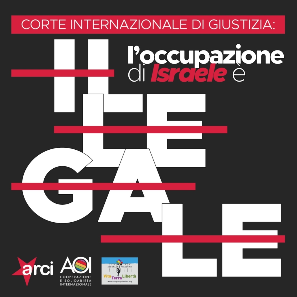 La Corte Internazionale dichiara illegale la presenza di Israele nei Territori Palestinesi Occupati