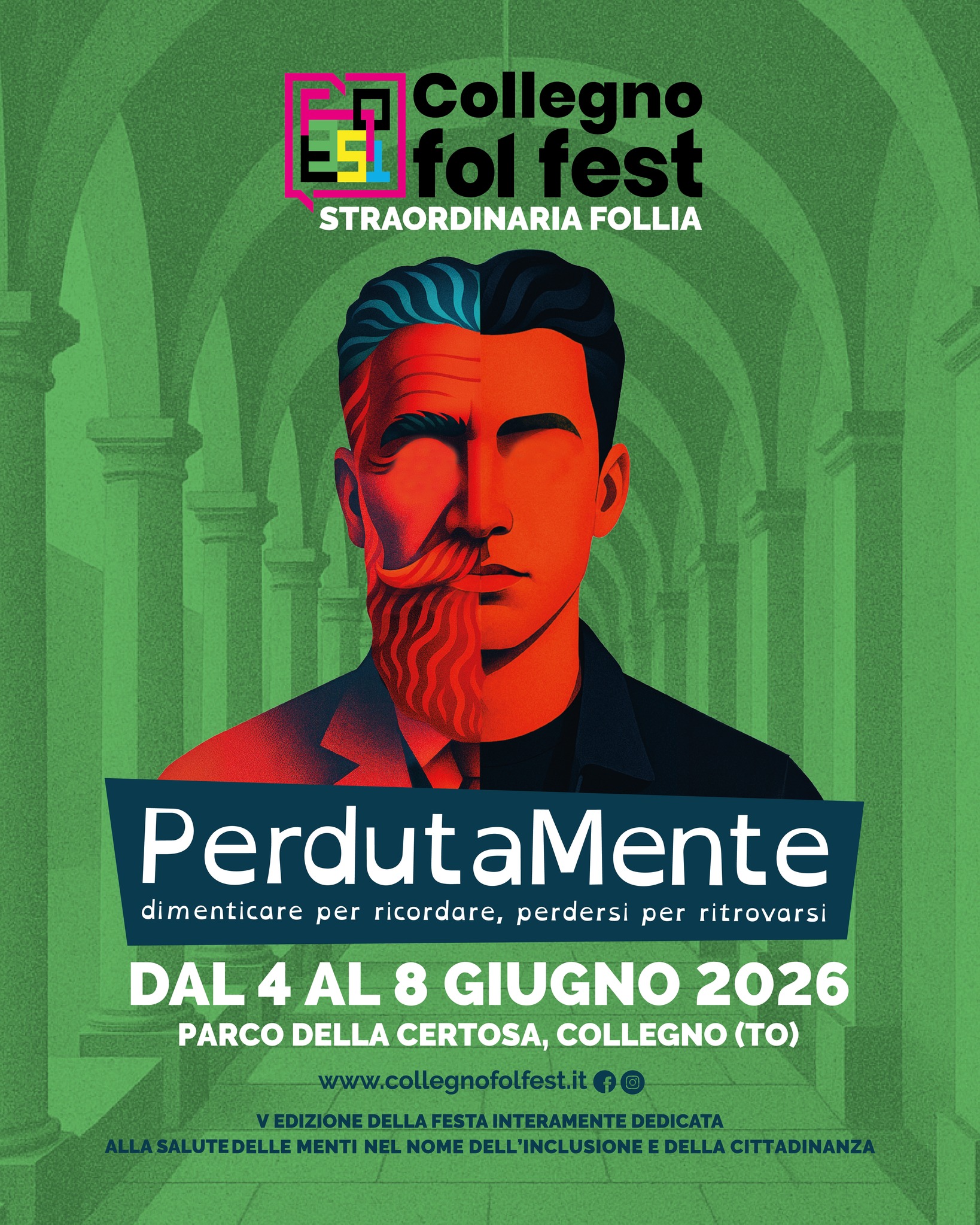 Collegno Fol Fest 2026: Perdutamente - dimenticare per ricordare, perdersi per ritrovarsi