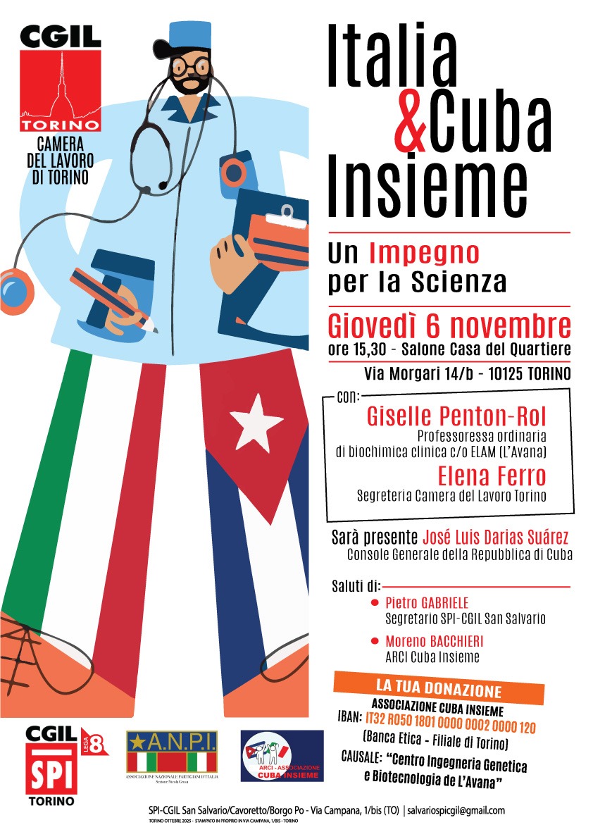 "UN IMPEGNO PER LA SCIENZA" - ITALIA & CUBA INSIEME