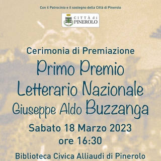 Premiazione del Premio Letterario Buzzanga - Pinerolo, 18 marzo 2023