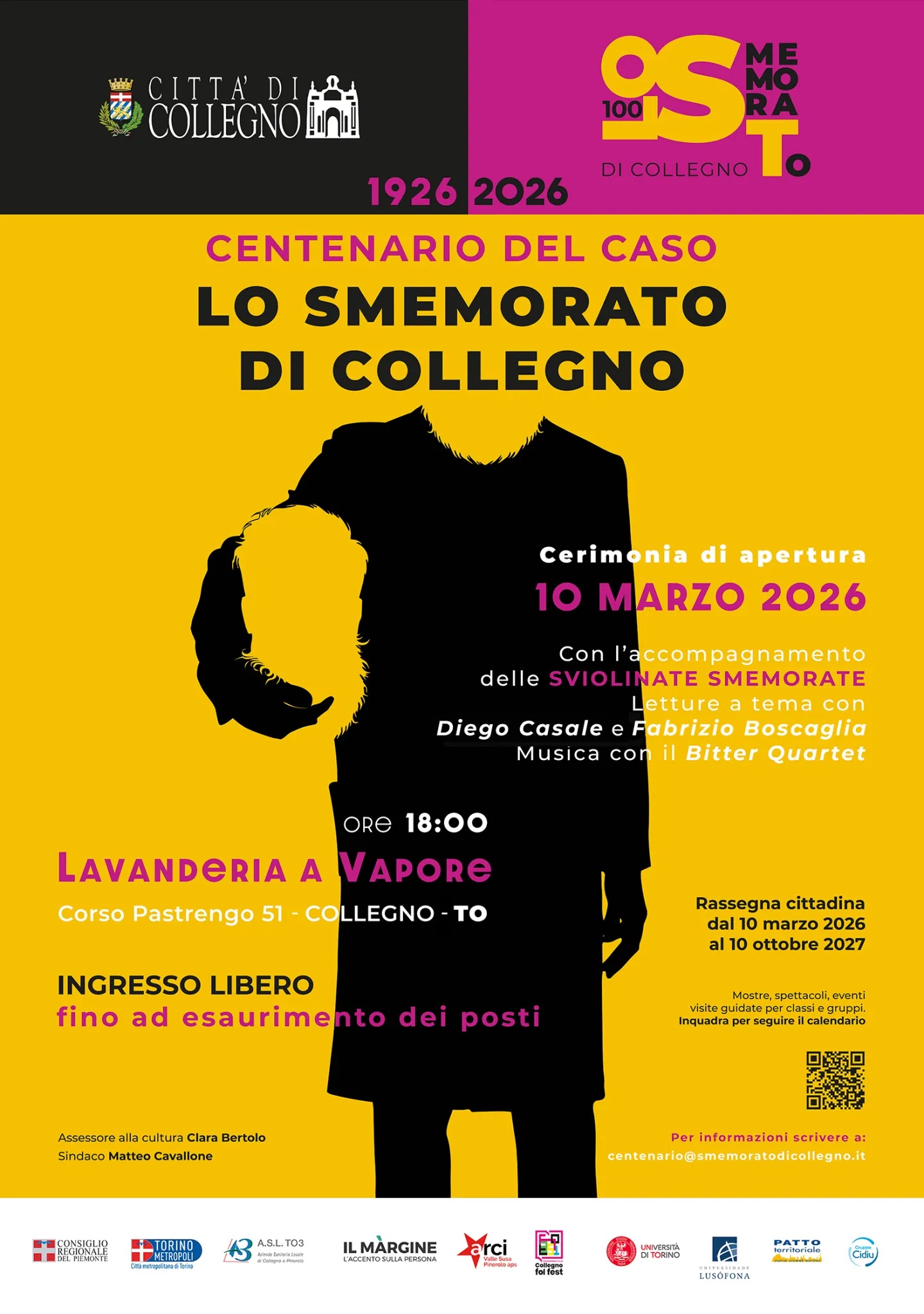 Collegno celebra il centenario dello Smemorato