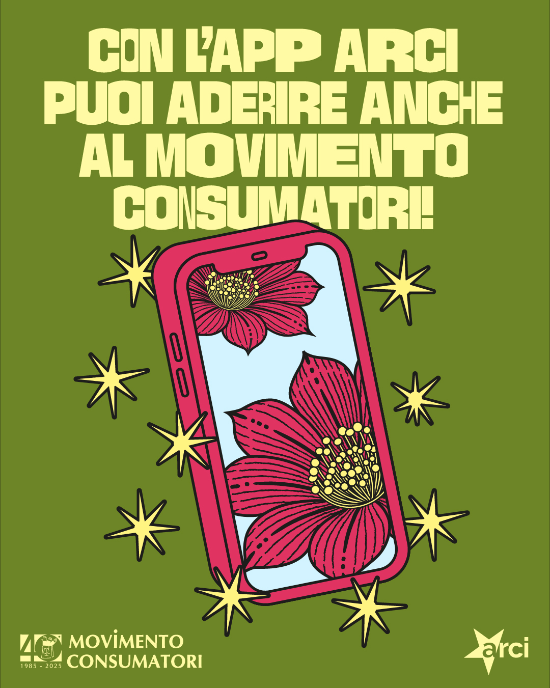 Con l’App Arci puoi aderire anche al Movimento Consumatori!