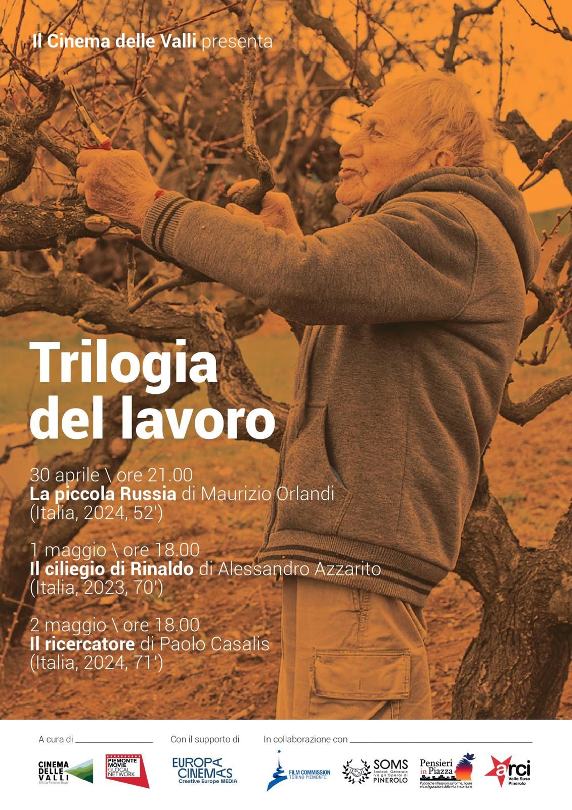 Trilogia del lavoro 30 aprile, 1-2 maggio 2025 - Cinema delle Valli