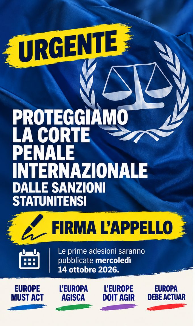 Appello urgente: Proteggiamo la Corte penale internazionale!