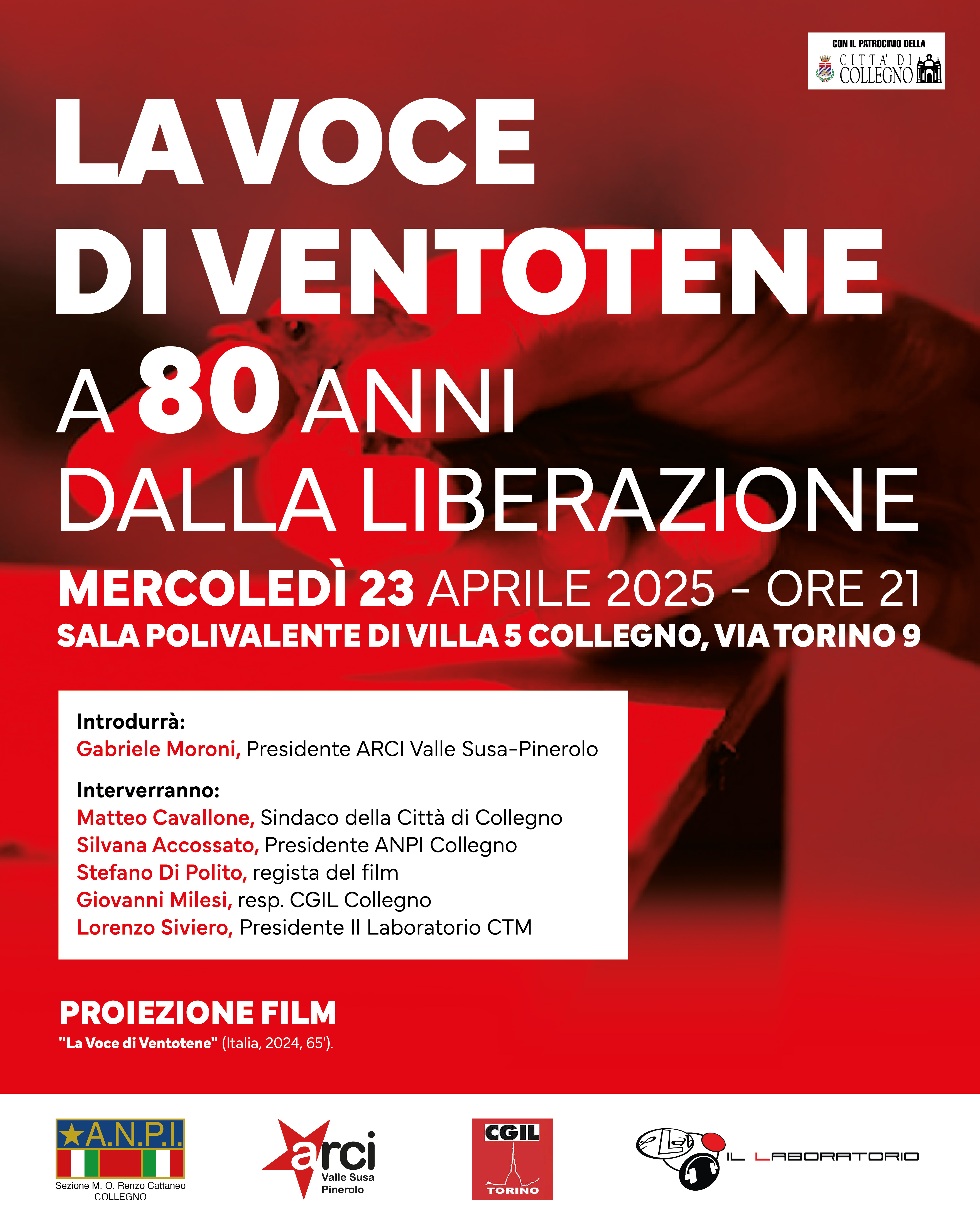 La Voce di Ventotene a 80 anni dalla Liberazione - Mercoledì 23 Aprile a Villa5