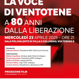 La Voce di Ventotene a 80 anni dalla Liberazione - Mercoledì 23 Aprile a Villa5
