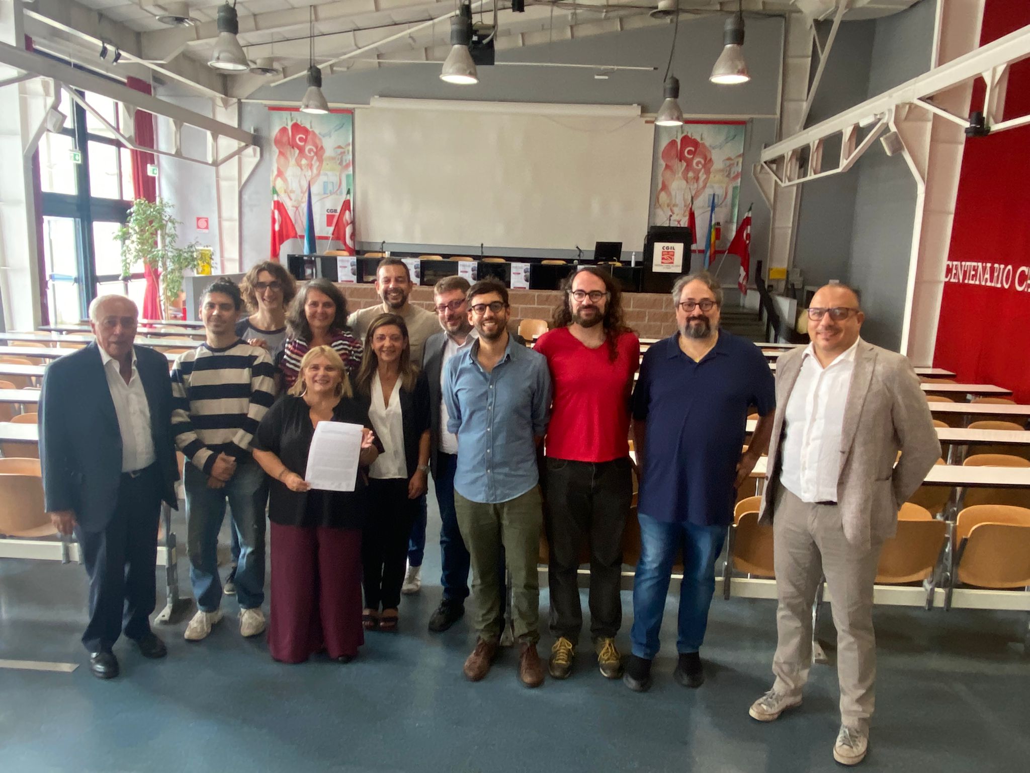 Firmato oggi il Patto tra la Cgil Torino e le associazioni